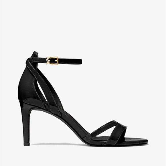 Micheal Kors Kimberly Patent Leather Sandal Sz 8.5M - Picture 1 of 8